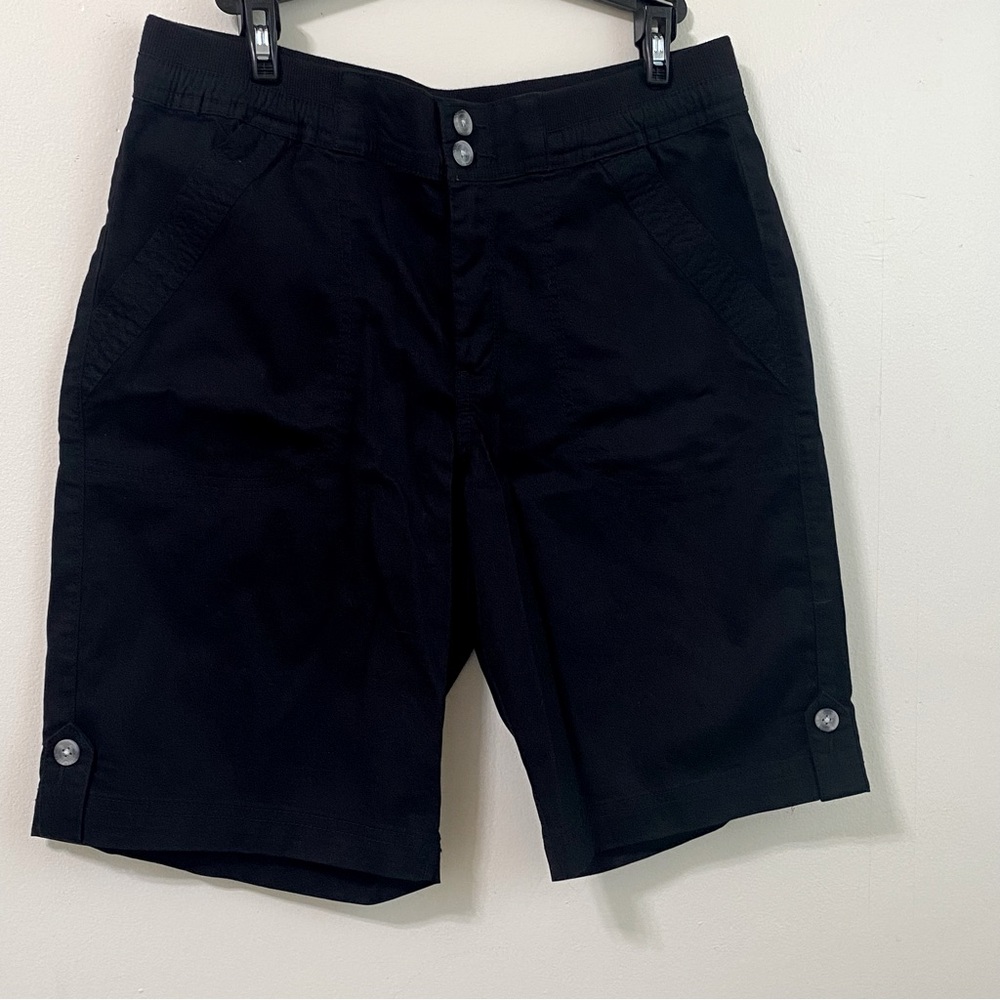 Karen Scott women’s comfort waist shorts black Size 6